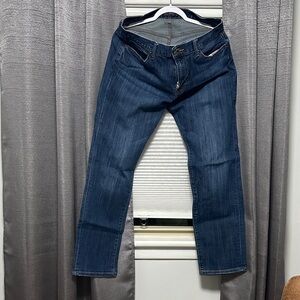 Lucky Brand Men's Dark Blue Straight Jeans